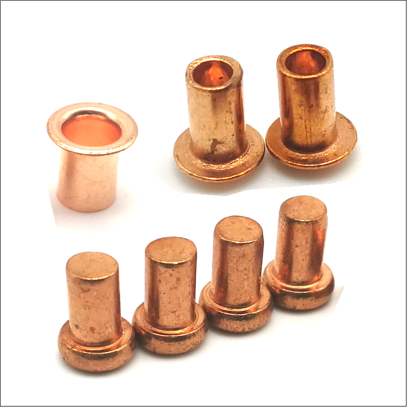 Por que você usaria rebites de cobre?