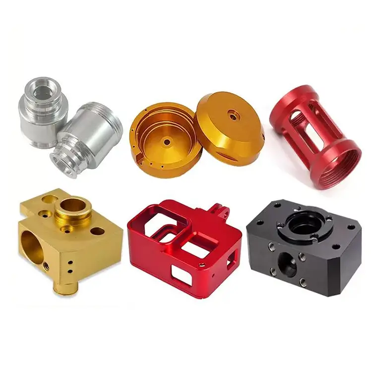 Peças de torneamento de alumínio