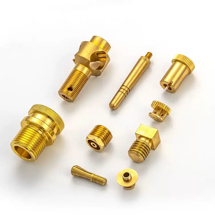 Peças CNC de latão