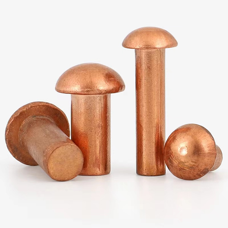 Rivetos sólidos de cobre