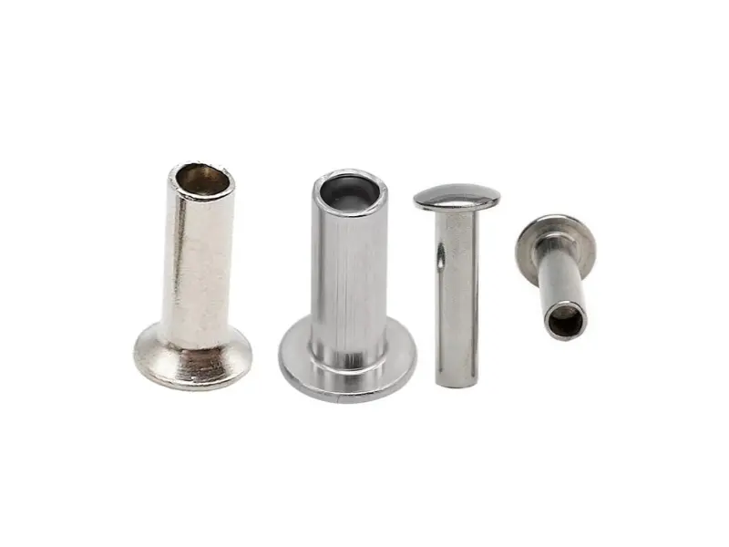 Rebites semi-ocos de ferro