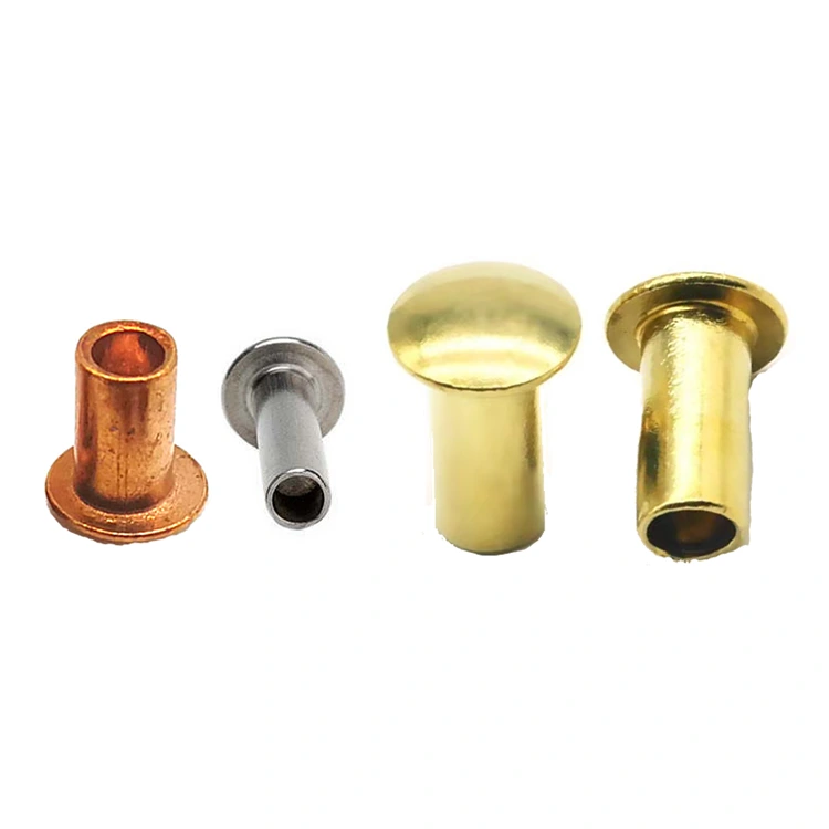 Rebites meio ocos de cabeça panela