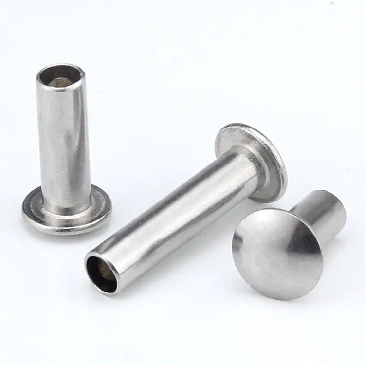 Rebite semi -tubular da cabeça redonda