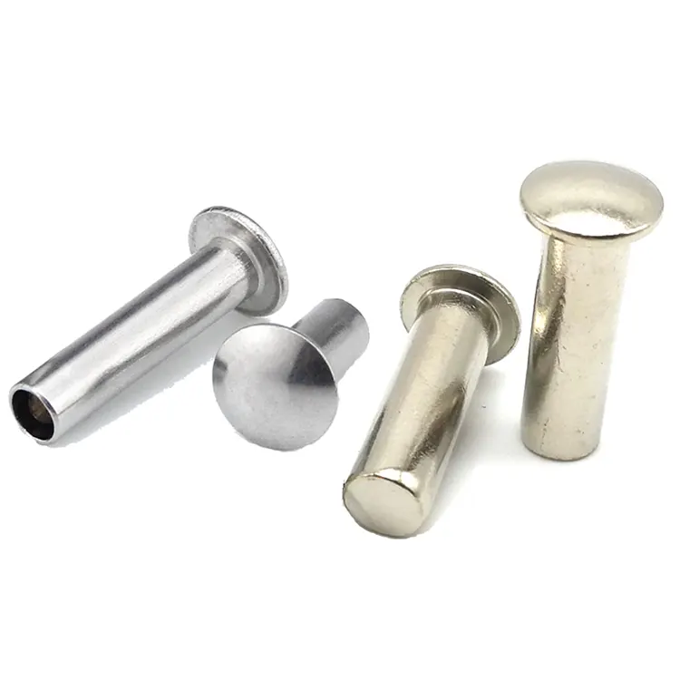 Rebites de cabeça panela de aço